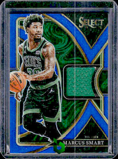 2022-23 Panini Select #SS-MS Marcus Smart Selective Swatches Blue Prizms #/75