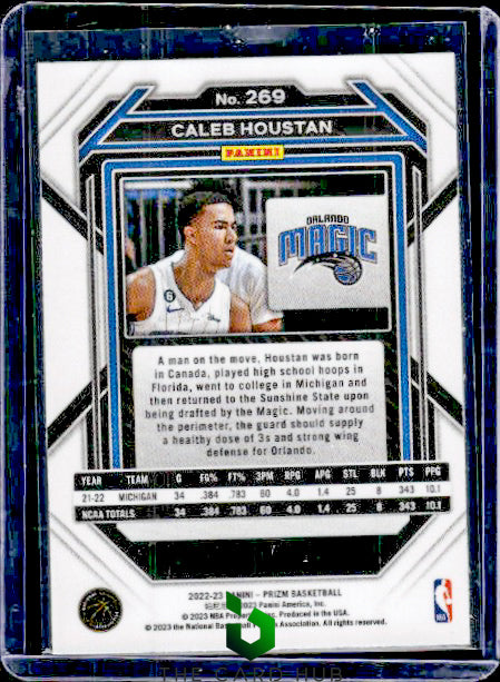 2022-23 Panini Prizm #269 Caleb Houstan RC