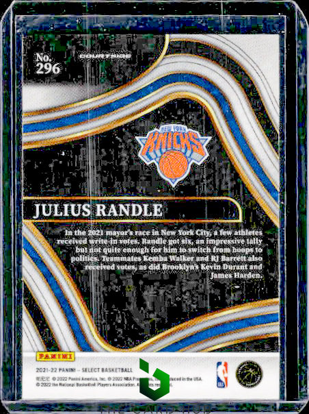 2021-22 Panini Select #296 Julius Randle