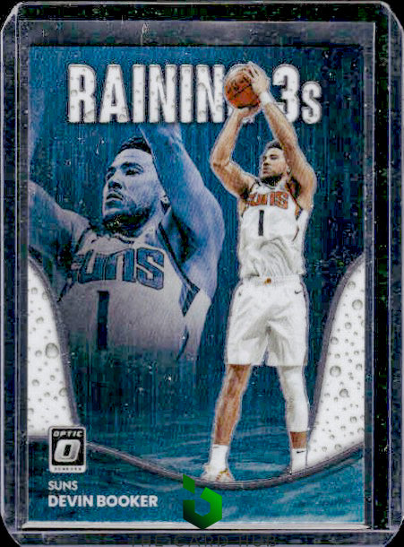 2022-23 Donruss Optic #9 Devin Booker Raining 3s