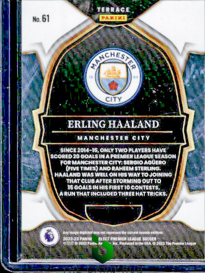 2022-23 Panini Select Premier League #61 Erling Haaland