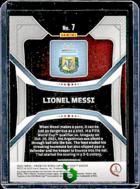 2022 Panini Prizm World Cup #7 Lionel Messi