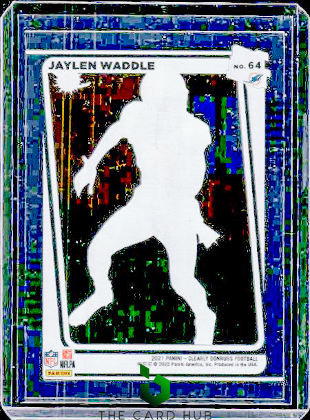 2021 Clearly Donruss #64 Jaylen Waddle RC