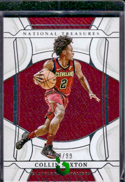 2021-22 Panini National Treasures #48 Collin Sexton #/99