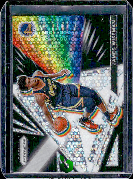 2021-22 Panini Prizm #30 James Wiseman Prizmatic Fast Break