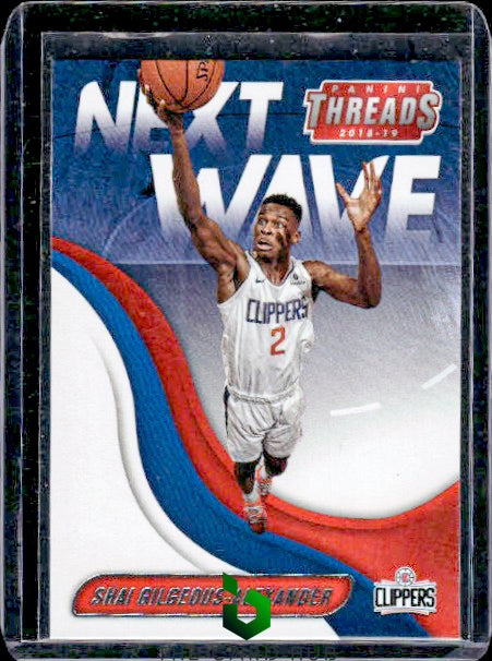 2018-19 Panini Threads #8 Shai Gilgeous-Alexander Next Wave RC