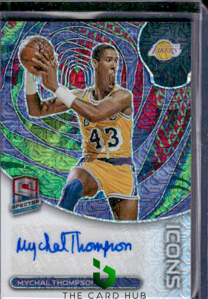 2022-23 Panini Spectra #IA-YCH Mychal Thompson Icons Autographs Meta #/25