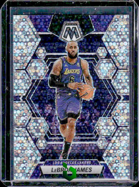 2022-23 Panini Mosaic #98 LeBron James Fast Break Silver