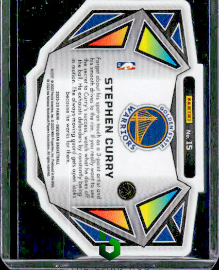 2022-23 Panini Obsidian #15 Stephen Curry Vitreous