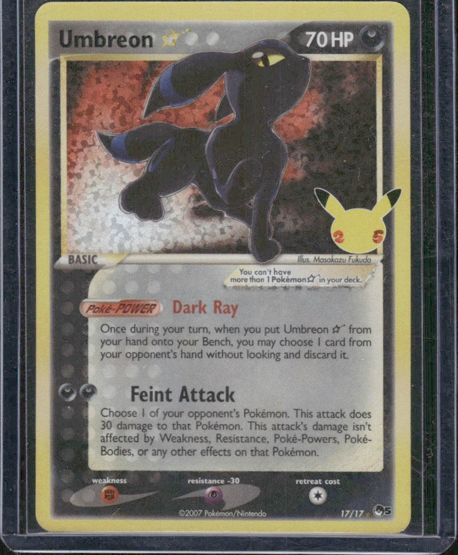 Umbreon Star Celebrations: Classic Collection #17/17