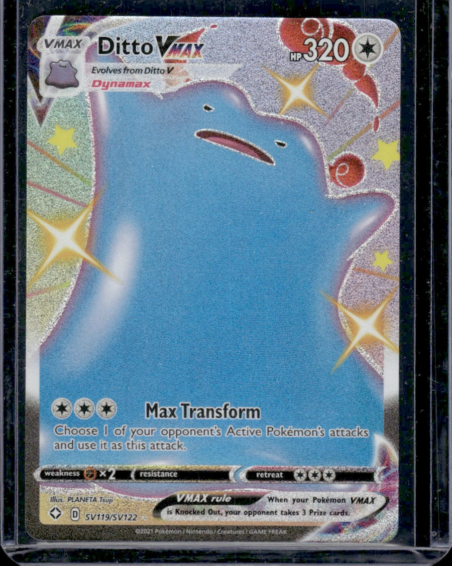 Ditto VMAX Shining Fates: Shiny Vault #SV119/SV122 Shiny Holo Rare