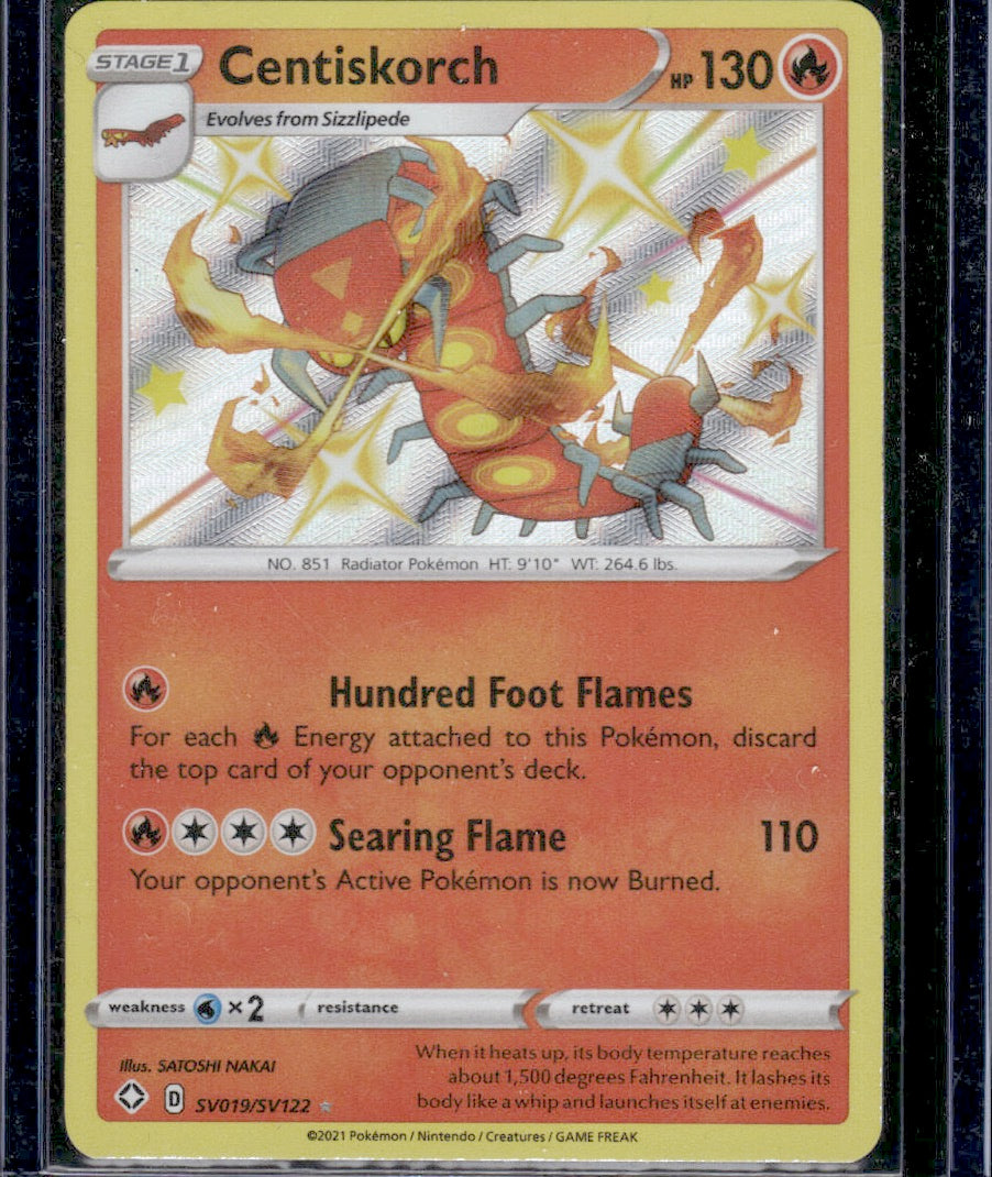 Centiskorch Shining Fates: Shiny Vault #SV019/SV122 Shiny Holo Rare