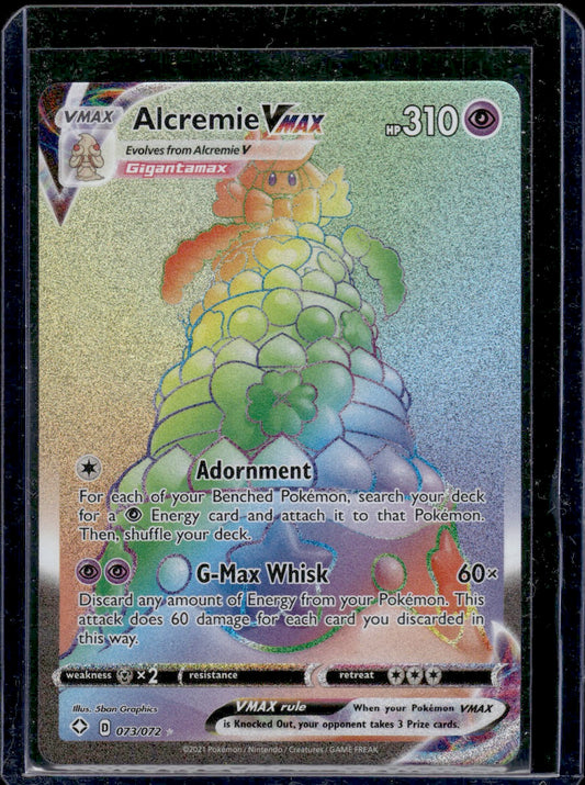 Alcremie VMAX (Secret) Shining Fates #073/072 Secret Rare