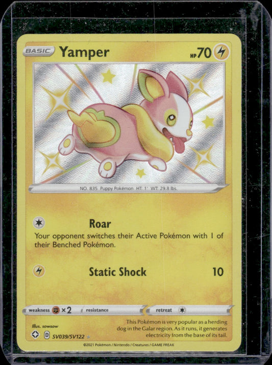 Yamper Shining Fates: Shiny Vault #SV039/SV122 Shiny Holo Rare