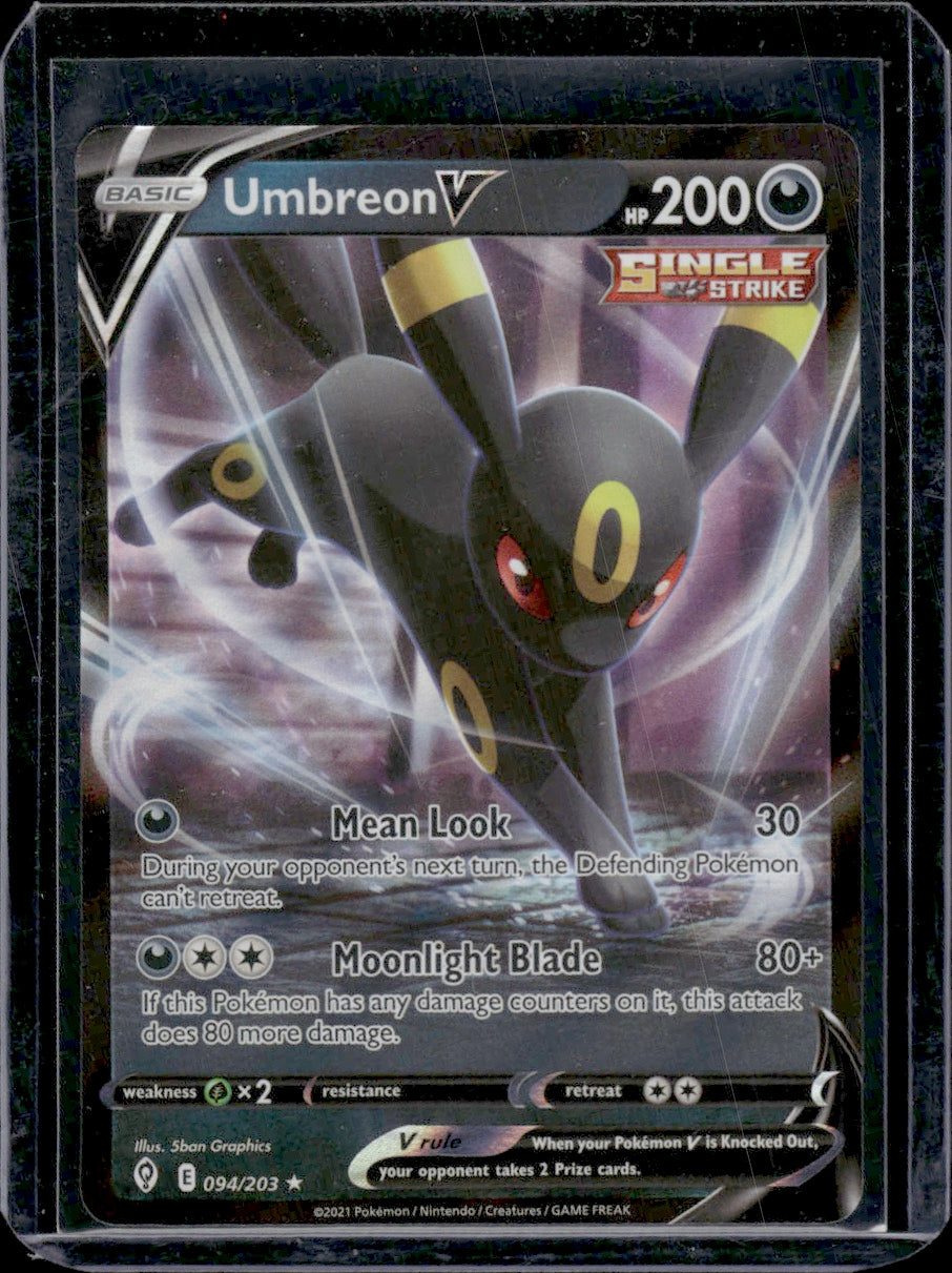 Umbreon V SWSH07: Evolving Skies #094/203 Ultra Rare