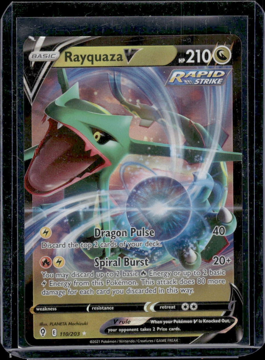 Rayquaza V SWSH07: Evolving Skies #110/203 Ultra Rare