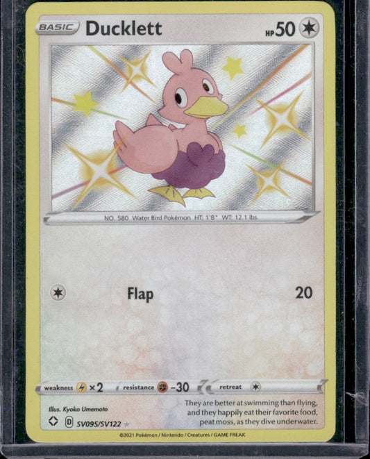 Ducklett Shining Fates: Shiny Vault #SV095/SV122 Shiny Holo Rare