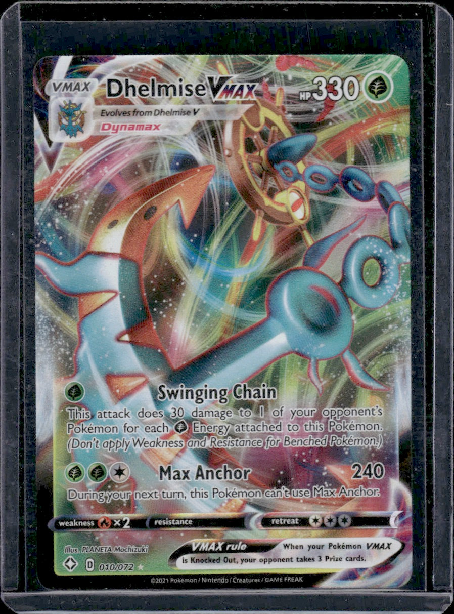 Dhelmise VMAX Shining Fates #010/072 Ultra Rare