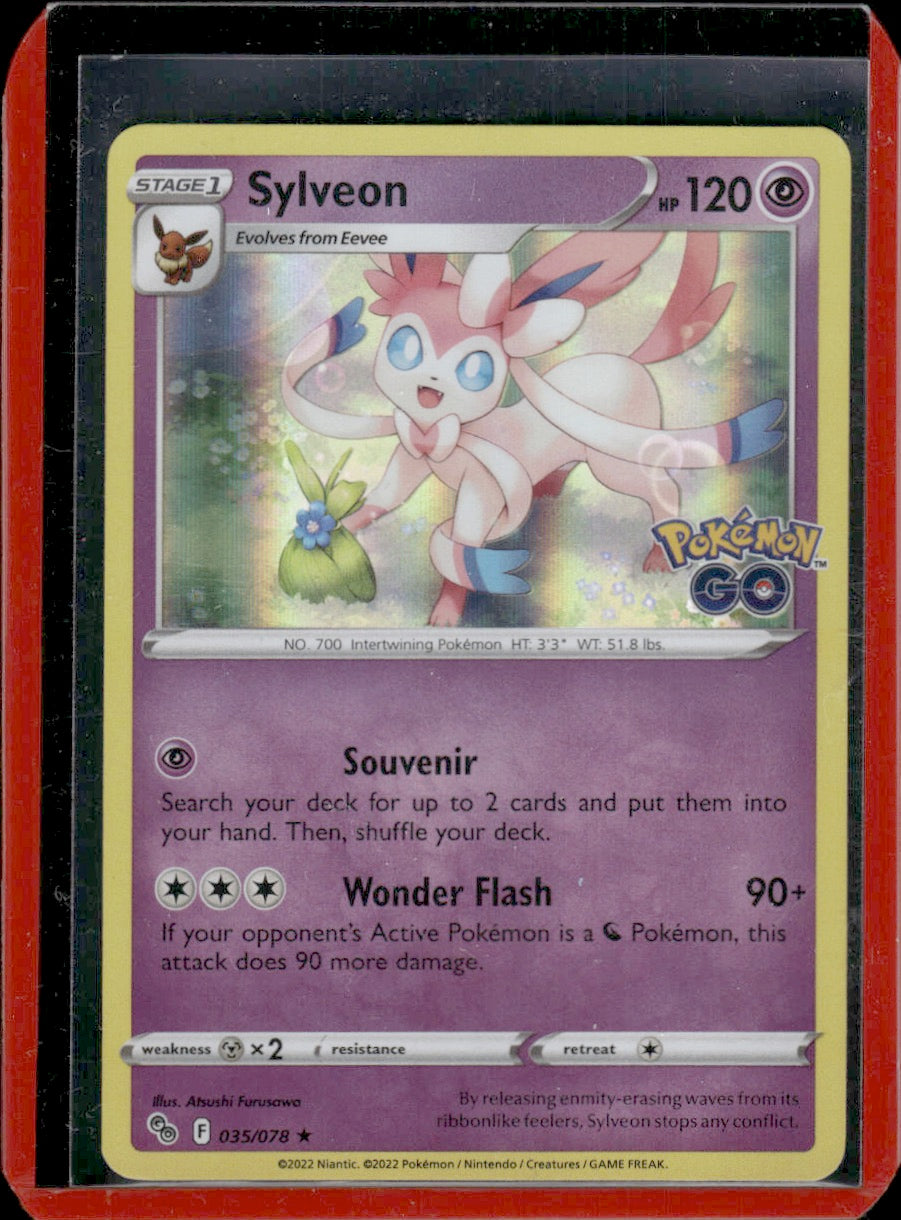 Sylveon Pokemon GO #035/078 Holo Rare