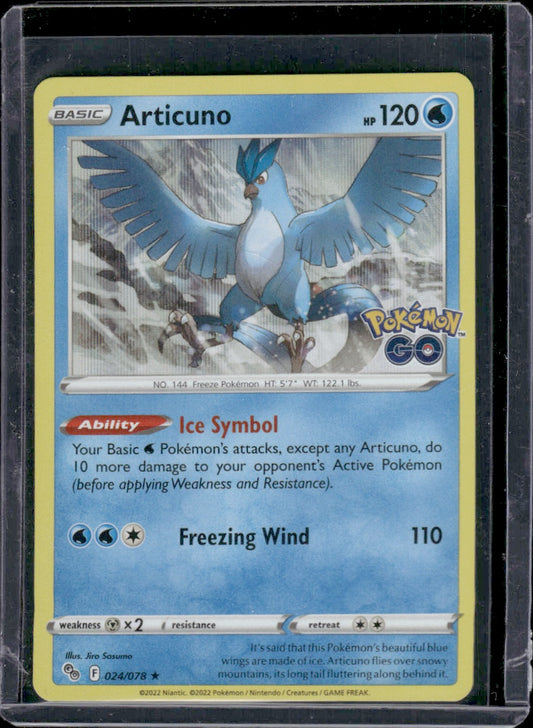 Articuno Pokemon GO #024/078 Holo Rare