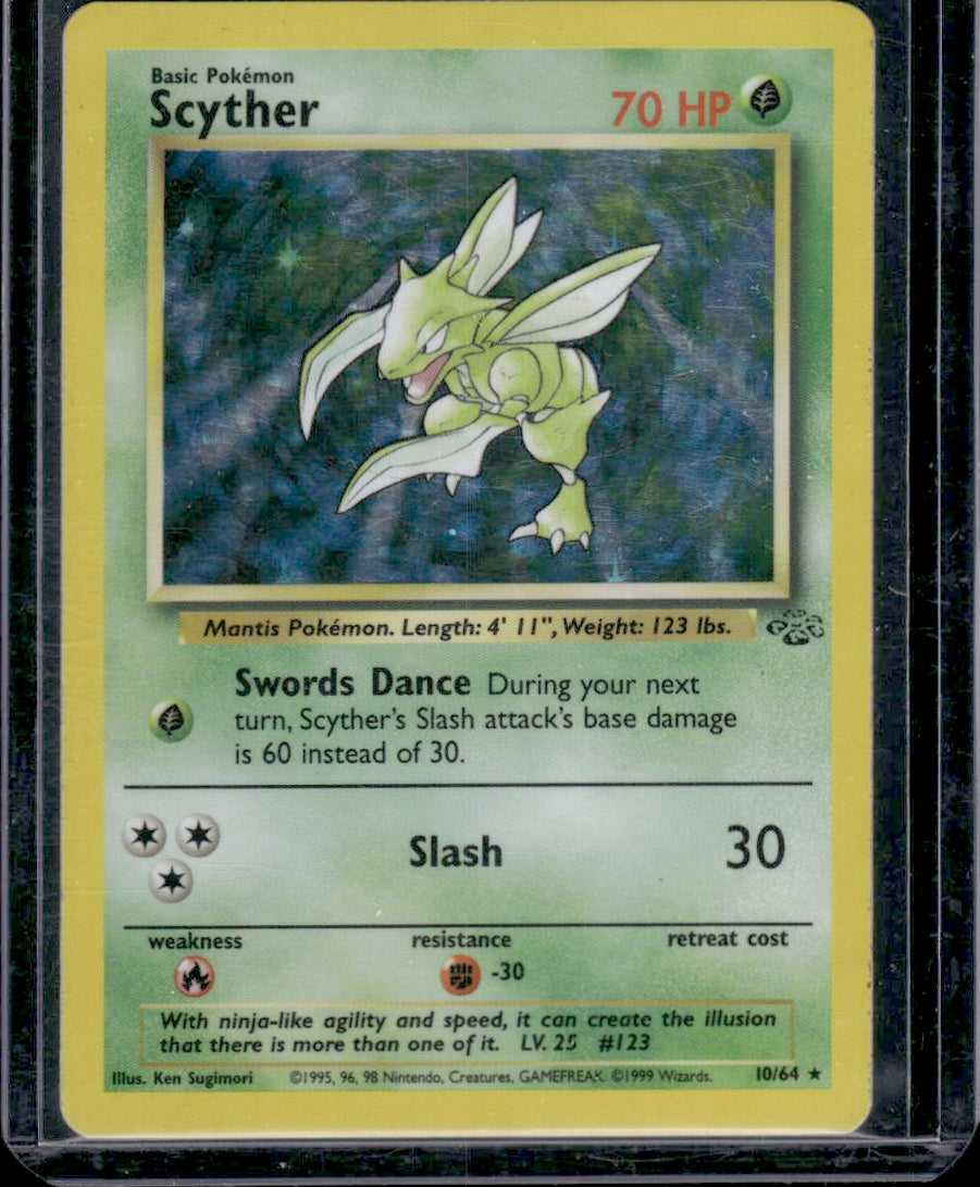 Scyther (10) Jungle #10/64 Holo Rare