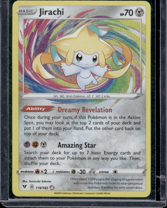 Jirachi SWSH04: Vivid Voltage #119/185 Amazing Rare