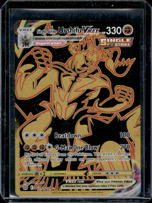 Single Strike Urshifu VMAX (Secret) SWSH09: Brilliant Stars TG #TG29 Ultra Rare