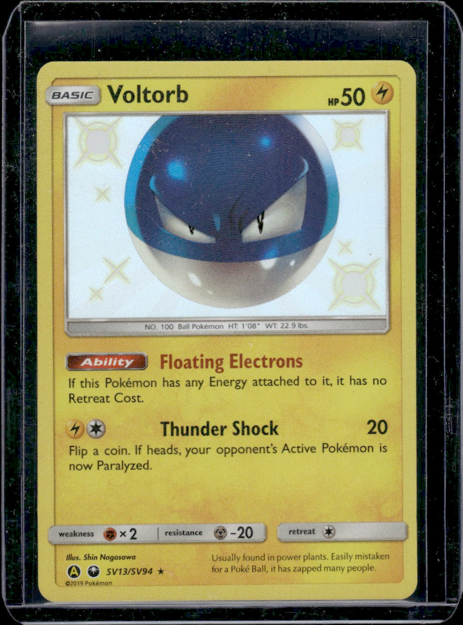 Voltorb Hidden Fates: Shiny Vault #SV13/SV94 Shiny Holo Rare