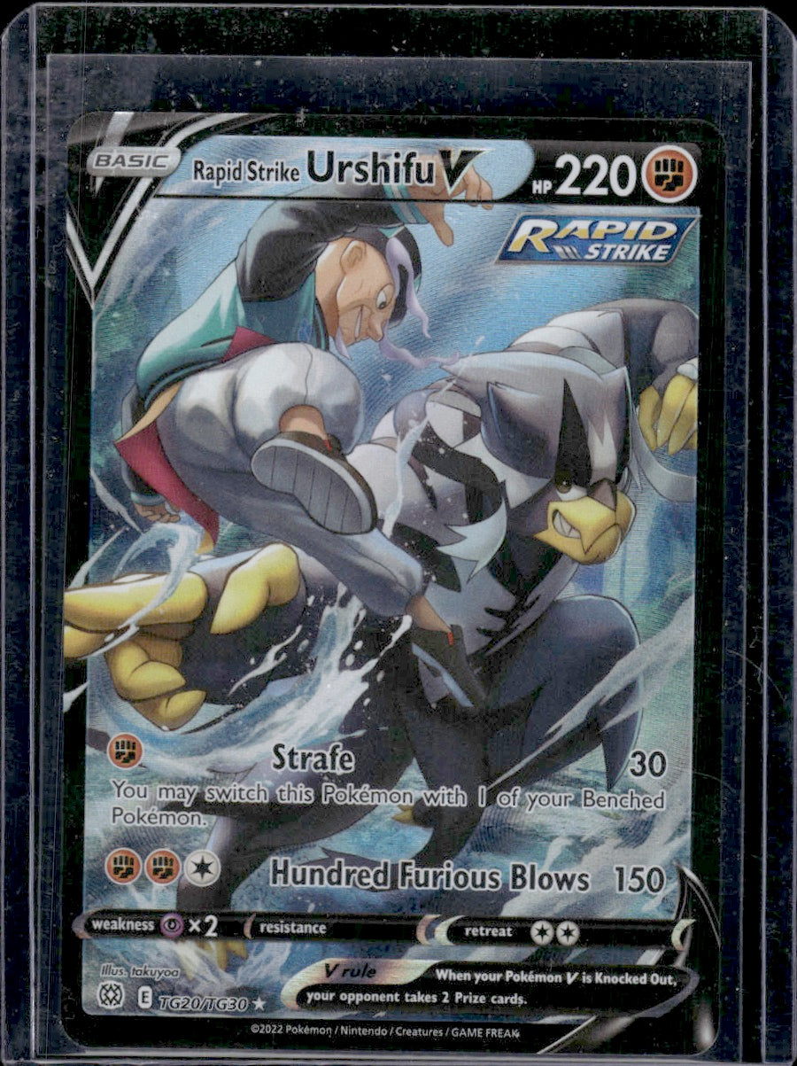 Rapid Strike Urshifu V SWSH09: Brilliant Stars TG #TG20/TG30 Ultra Rare