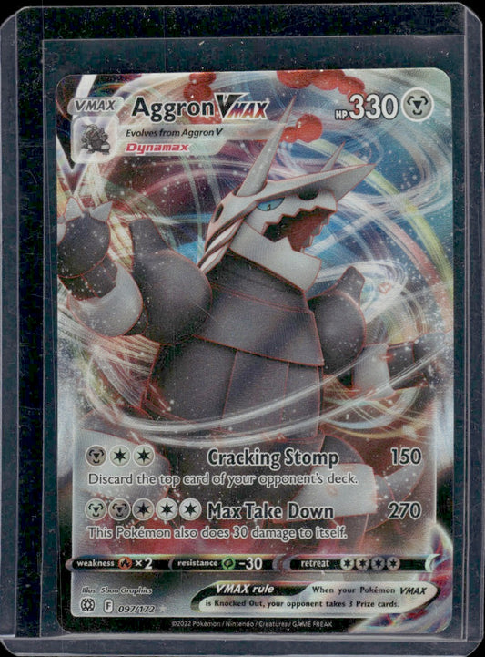 Aggron VMAX SWSH09: Brilliant Stars #097/172 Ultra Rare