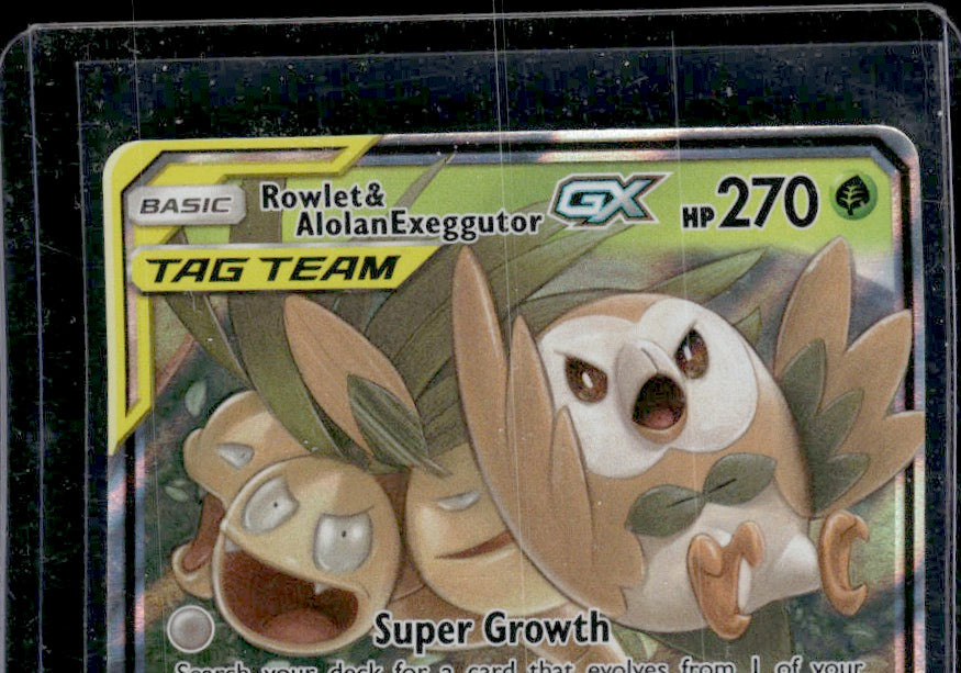 Rowlet Rarest Card Rowlet & Alolan Exeggutor GX SM: Unified Minds #1/236 Ultra Rare – The ...