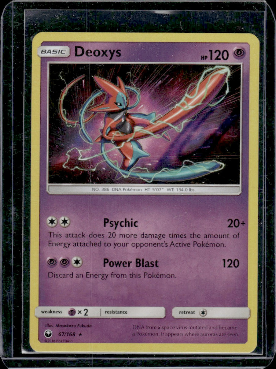 Deoxys SM: Celestial Storm #67/168 Holo Rare