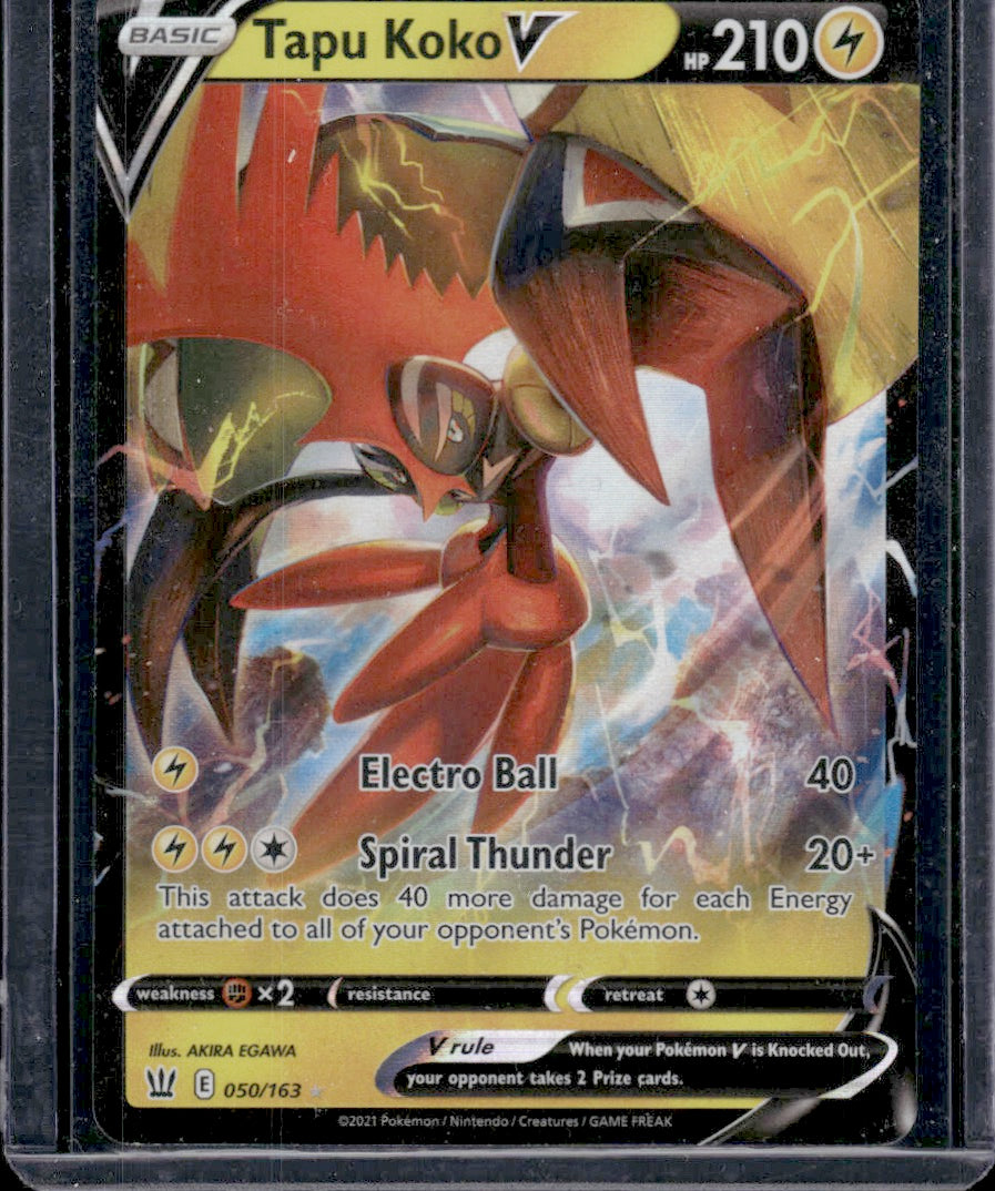 Tapu Koko V SWSH05: Battle Styles #050/163 Ultra Rare