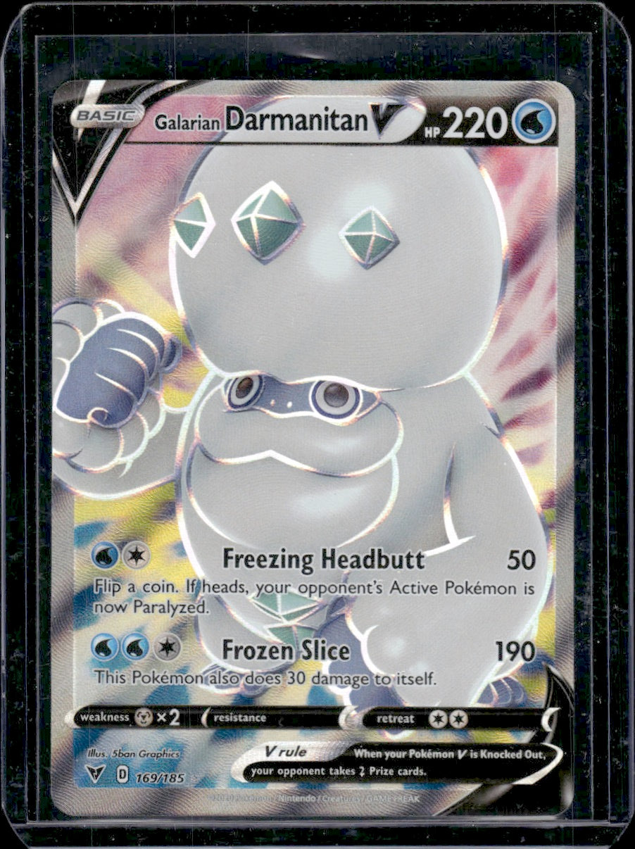 Galarian Darmanitan V (Full Art) SWSH04: Vivid Voltage #169/185 Ultra Rare