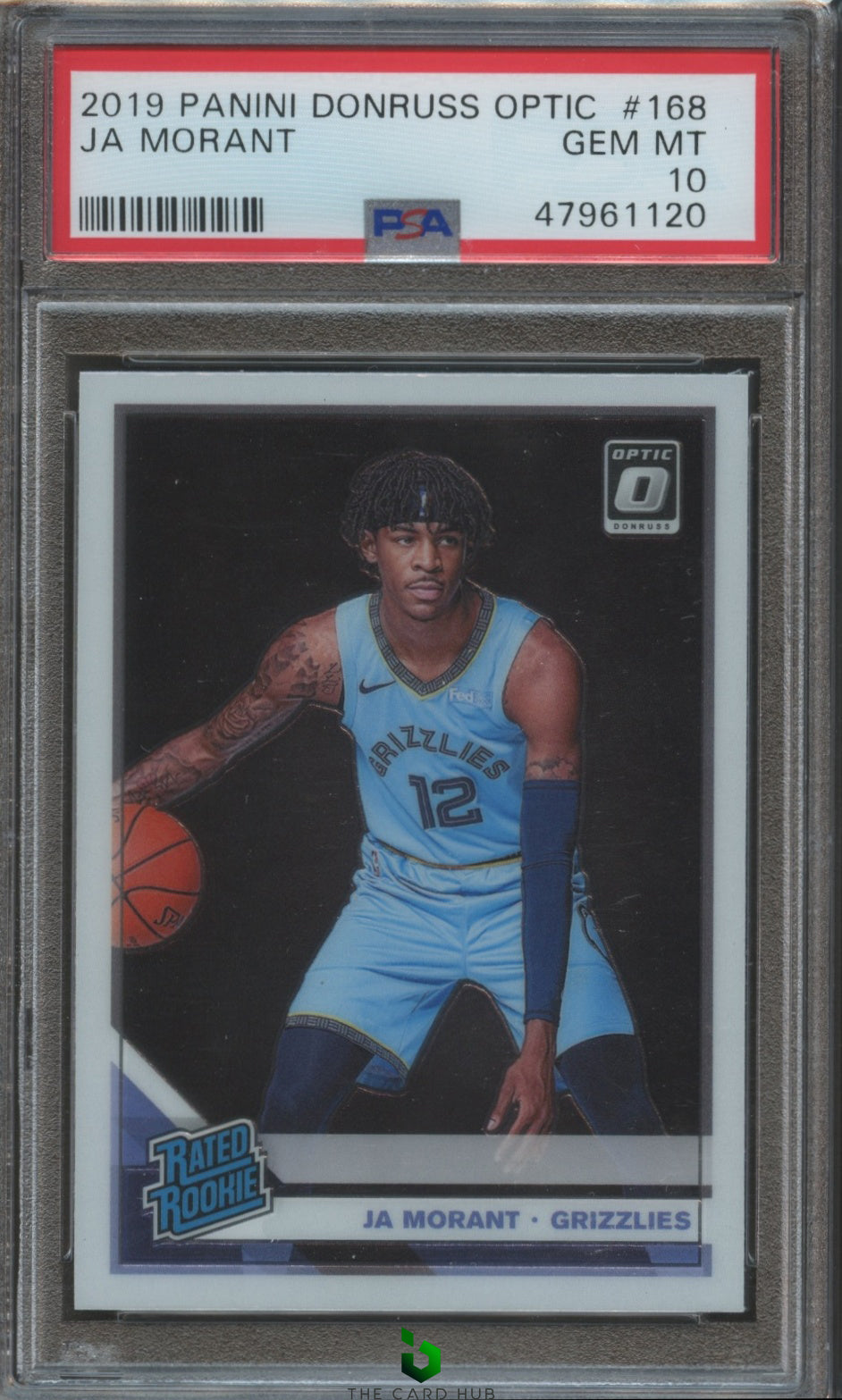 2019-20 Donruss Optic #168 Ja Morant PSA 10 RC