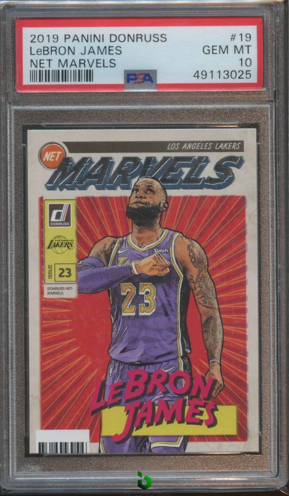 2019-20 Donruss #19 LeBron James Net Marvels PSA 10