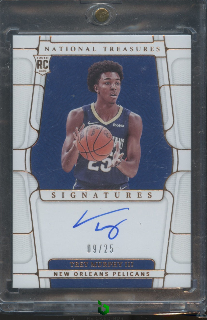 2021-22 Panini National Treasures #SIG-TMU Trey Murphy III Sig Bronze #/25 RC