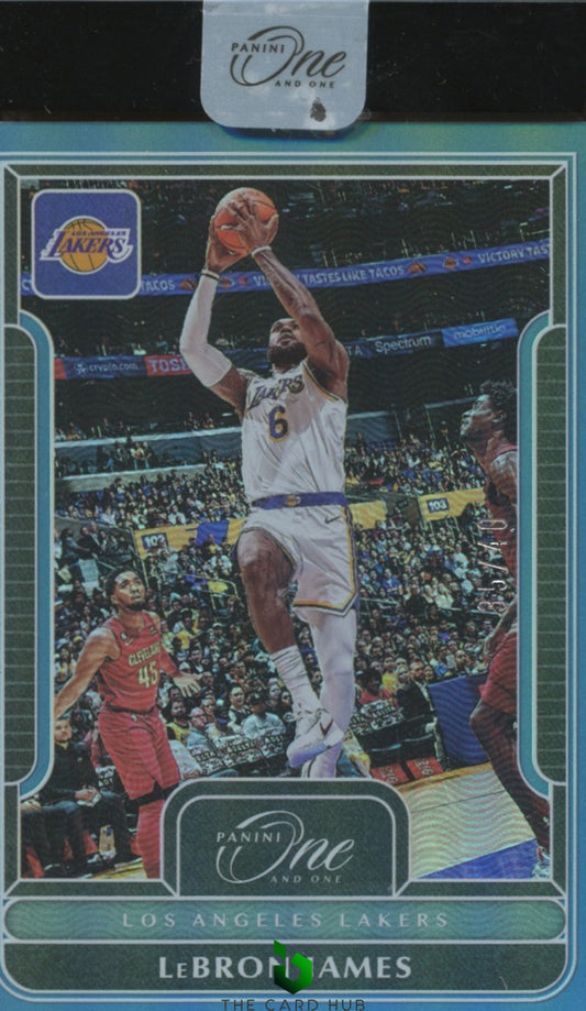 2022-23 Panini One and One: Blue #64 LeBron James #/40