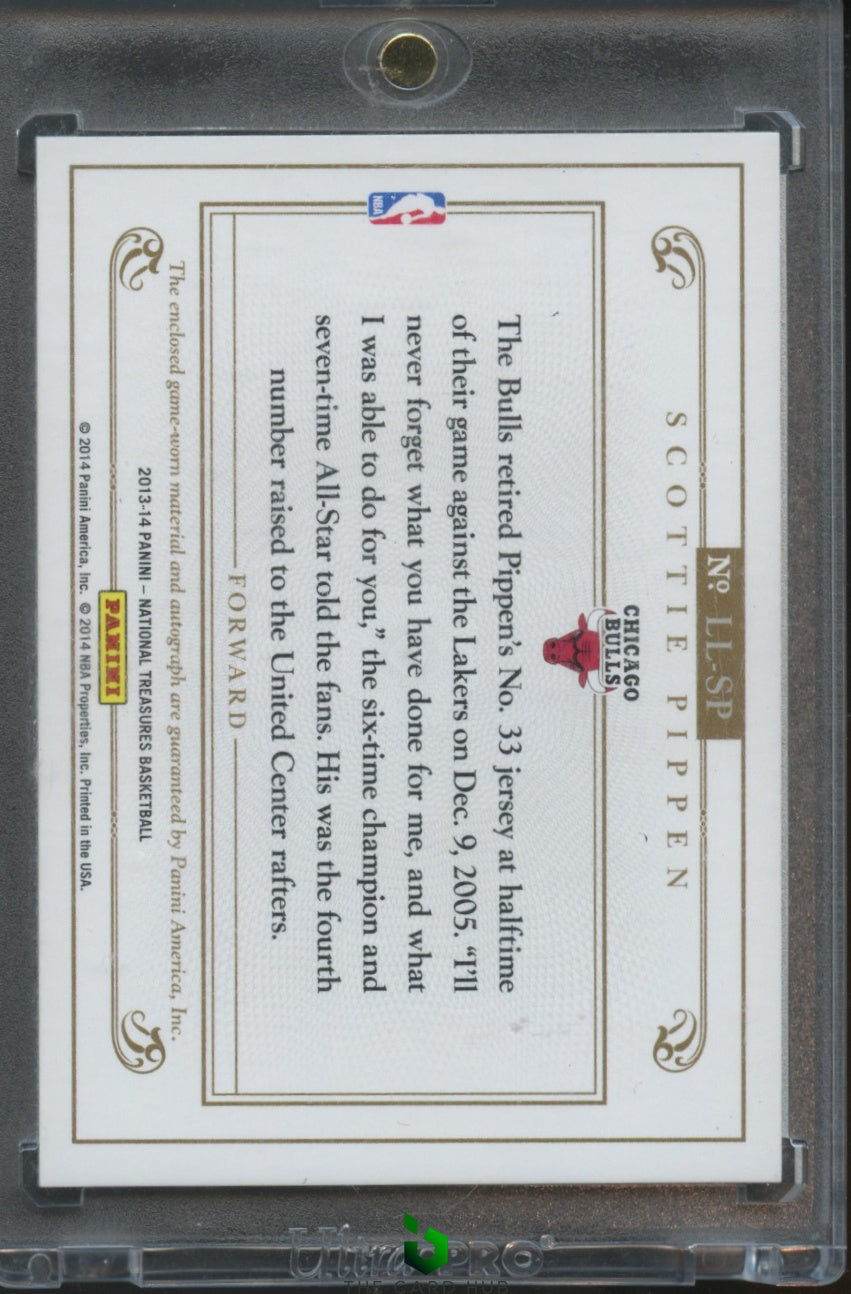 2013-14 Panini National Treasures #LL-SP Scottie Pippen Lasting Legacies