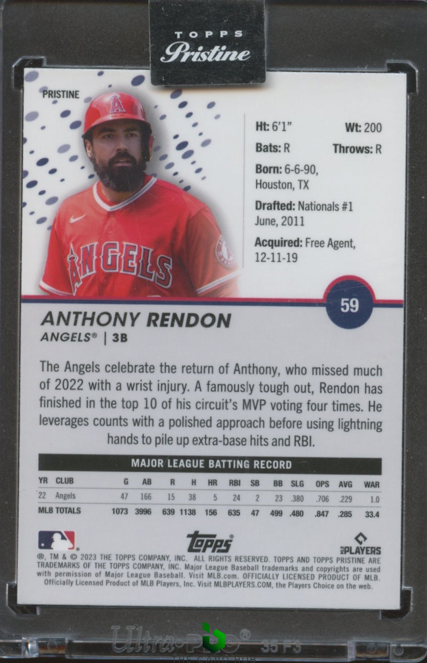 2023 Topps Pristine #59 Anthony Rendon Pristine Pulsar